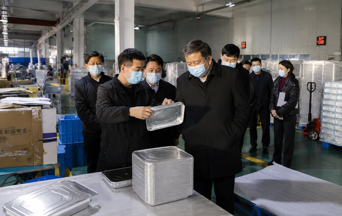 Aluminum foil container sample development and approval in the factory