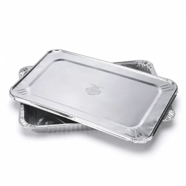 Top view of Full Size Aluminum Foil Steam Table Pan Lid Model 03