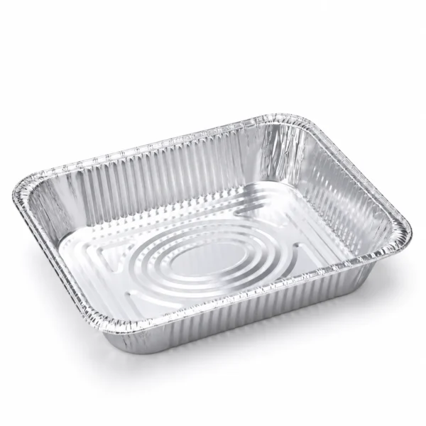 068-half-size-medium-aluminum-foil-steam-table-pan-main-view.png Half size medium aluminum foil steam table pan in three-quarter open view