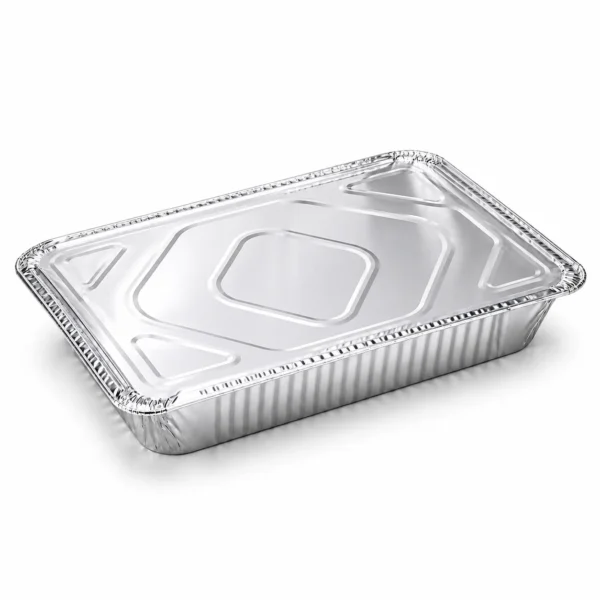Full Size Steam Table Pan with Model 03 Aluminum Foil Lid Full size aluminum foil steam table pan designed for use with Model 03 aluminum foil lid