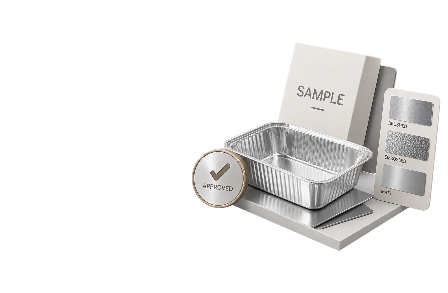 Aluminum foil packaging sample approval and final specification confirmation