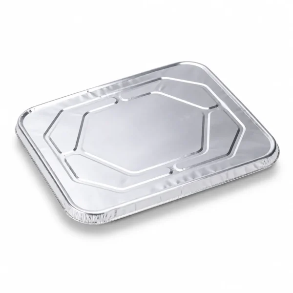 Half size aluminum foil steam table pan lid main product view