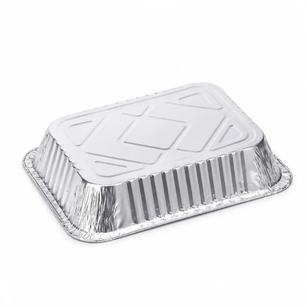 half-size-shallow-aluminum-foil-steam-table-pan-top-view.jpg Half size shallow aluminum foil steam table pan - top view
